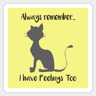 Loving Quote for Cat Lovers Sticker